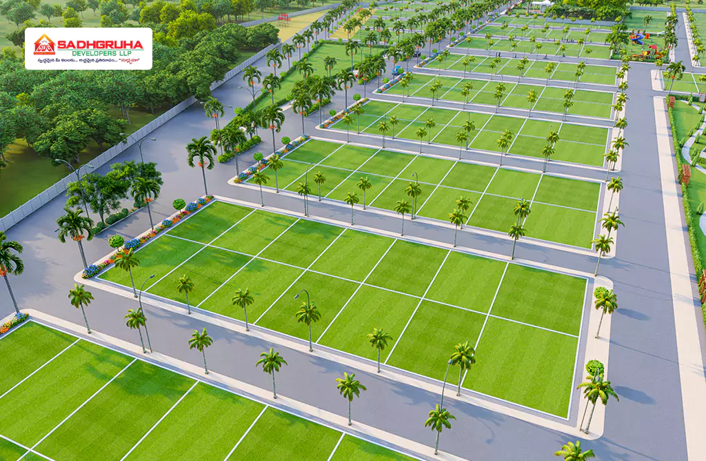 Vizag Plots for Sale Aerial View